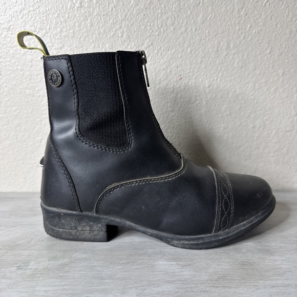 Moretta Shoes - Moretta Action Flex Black Leather Women's Equestrian Riding Boot Size 4 Clio